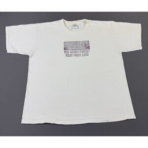 Rare Vintage Y2K Hersheys Chocolate Bar Snack Food Never Forget First Love Promo